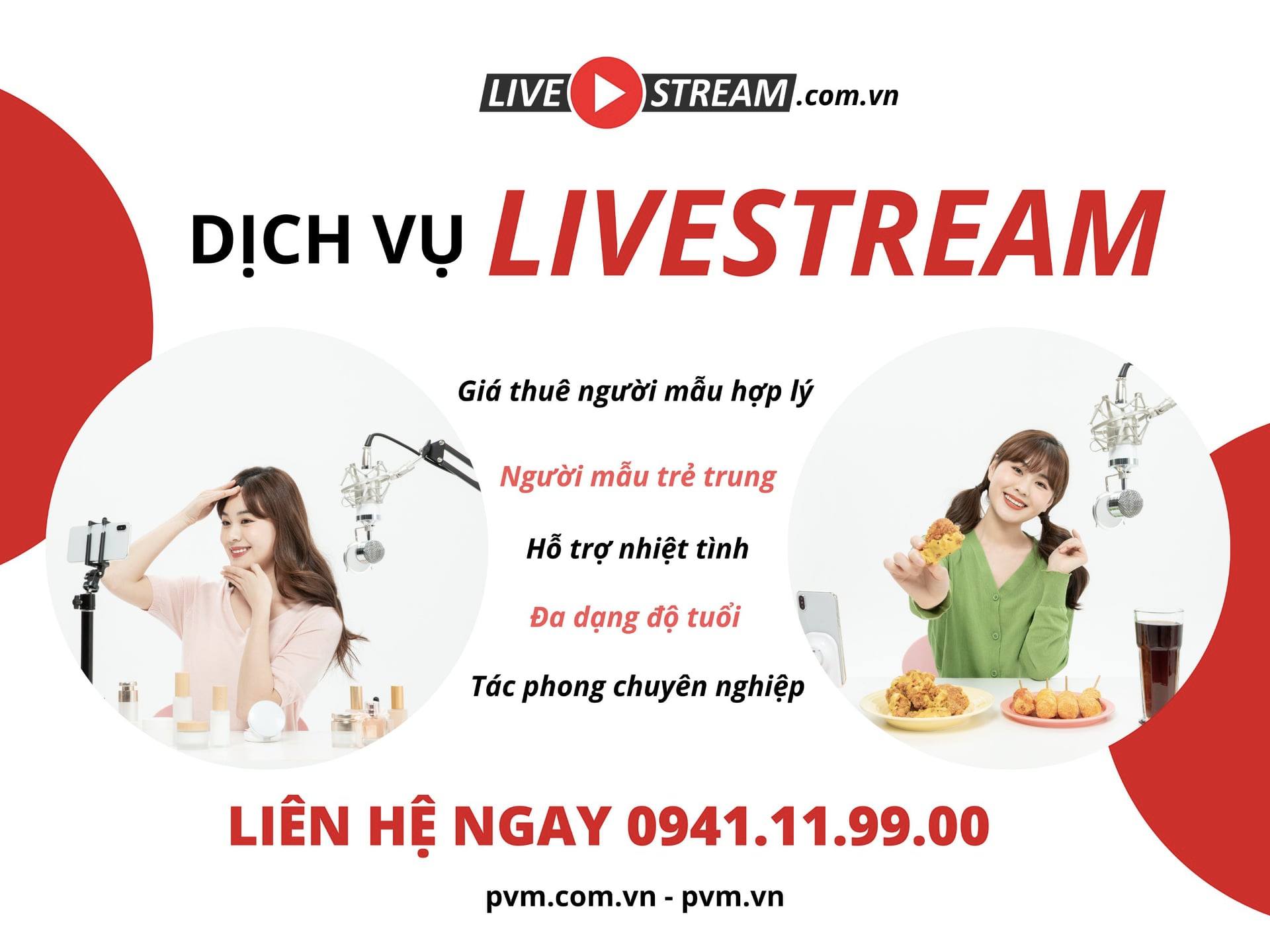 Dịch vụ livestream chuyên nghiệp