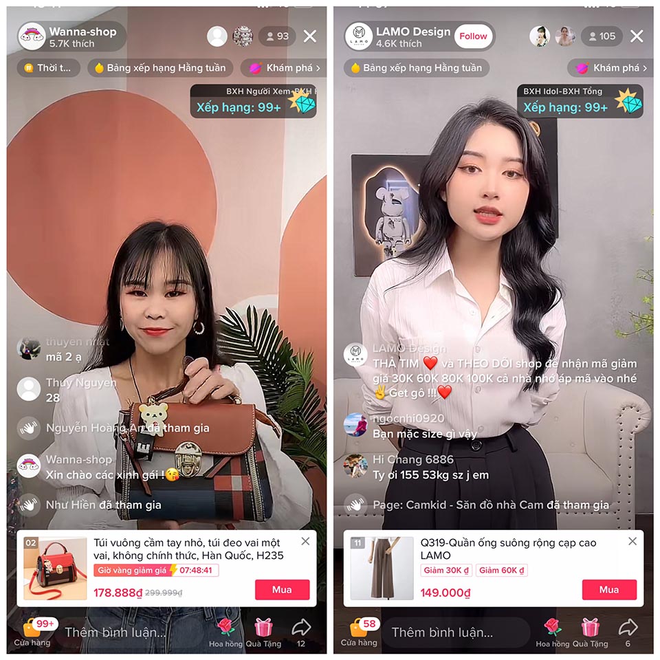 Review sản phẩm livestream Khám Phá Tương Lai Của Thương Mại Điện Tử